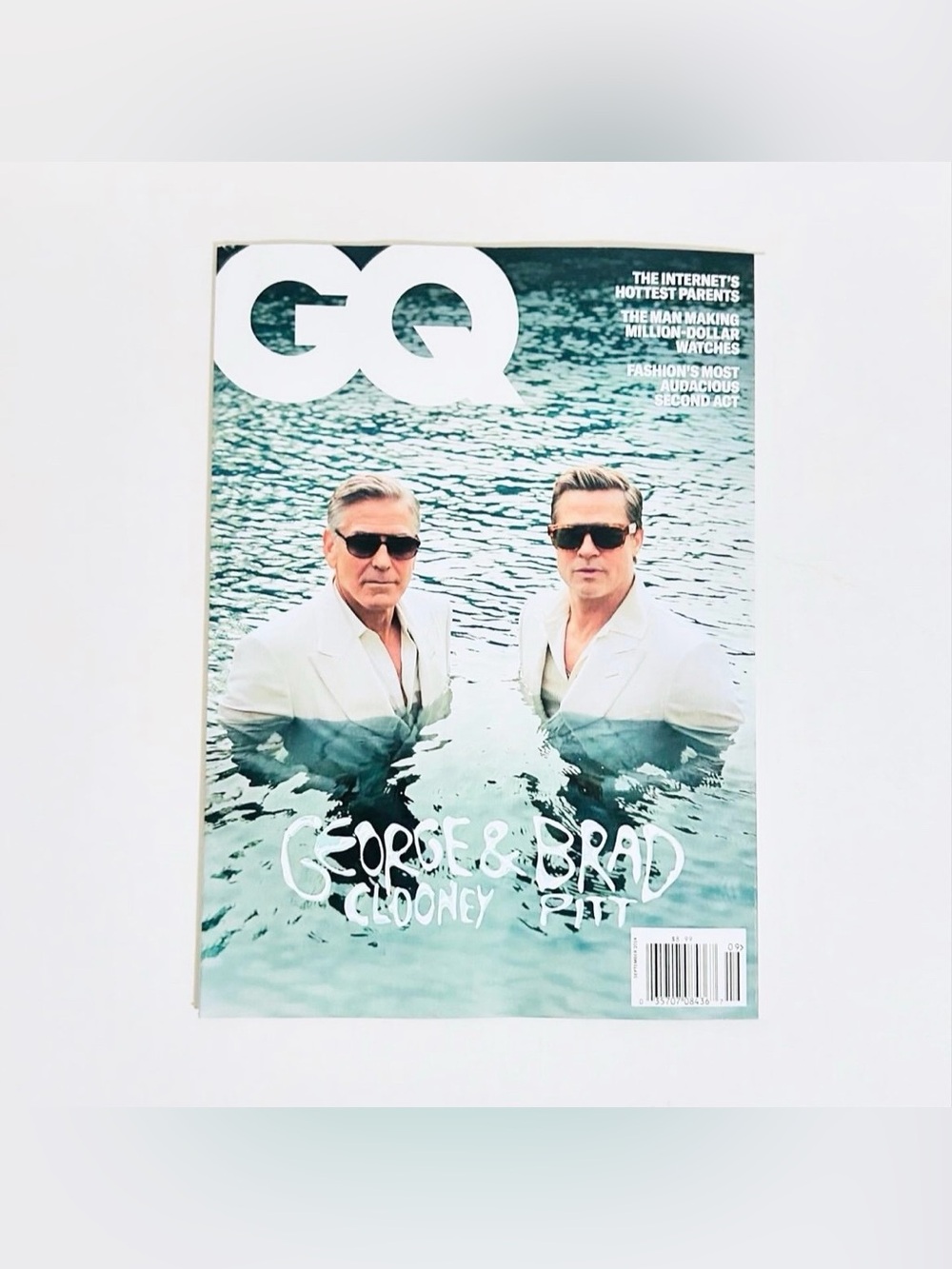 GQ Magazine - September 2024 - George Clooney & Brad Pitt
